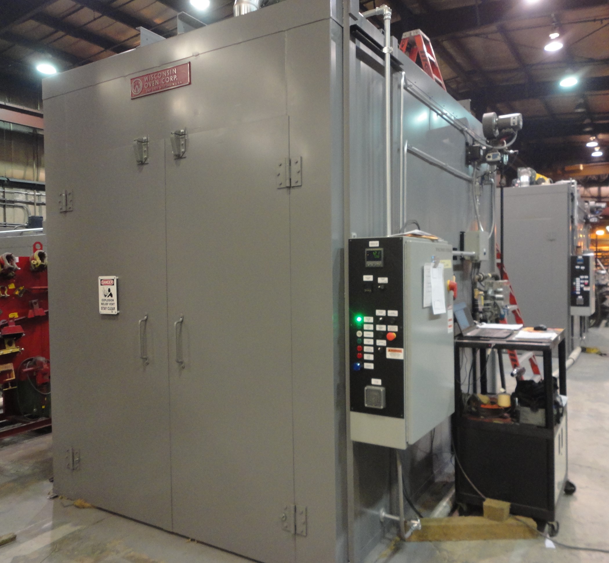 Wisconsin Oven Ships Express Batch Oven used for Powder Coating